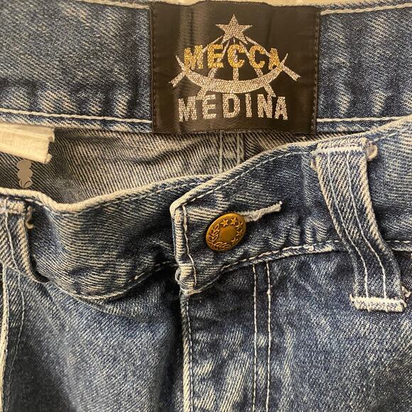 Y2K Denim Distressed Mecca Medina Carpenter Jeans Size 32 x 30 - Picture 7 of 7